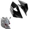 GFARDMOTOMoto Spoiler Laterale Anteriore Deflettore Ala Kit Alettone Laterale Per Moto Per Ho&n&da CBR650R 2019-2023 Su&zu&ki GSX250R (Nero lucido)