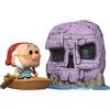 Figura in vinile da collezione con edificio POP TOWN DISNEY PETER-PAN SMEE SKULL