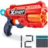 XSHOT - Excel Reflex 6 Pistola in schiuma, viene fornito con 12 frecce. Tira fino a 27 metri, 36433-22
