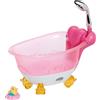 BABY born Vasca da Bagno, con Cuscino a Forma di Cuore, per Mani Piccole, Promuove L'Empatia e Le Abilità Sociali, per Bambini dai 3 Anni in su, Include Paperella di Gomma