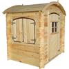 TIMBELA Casetta legno per bambini CON PAVIMENTI- Casetta giocattolo per bambini - L112xL146xA145cm/ 1,1m2 - Casetta da gioco da esterno - Casetta da giardino Timbela M505