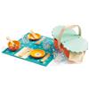 DJECO Role Play My Picnic Playset - Pretend Play Picnic Adventure - Giocattoli di Dimensioni comode, Divertimento e attività sociali per familiari e Amici, Perfetto per Bambini dai 3 Anni in su