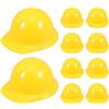 Jojofuny 10 cappelli da costruzione in miniatura per bambini bambino da cantiere bottiglia