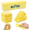 OPEIXSAYKOC 3 Pezzi Butter Squishy Giant e Squishy al Formaggio | Squishies Butter Lento, Squishies Squeeze Giocattoli Decompressione, per Esercizio Alle Mani e Alleviare lo Stress