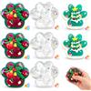 exatta 8 Pezzi Natale Zampe di Gatto Squishy, Fufu Squishy Squeeze Paw | Taba Squishy Gigante Zampa, Giocattoli da Spremere Zampe di Gatto, per Bambini e Adulti
