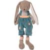 Bukowski Bunny Brother: Coniglietto di Peluche, Altezza 30 Centimetri, Bukowski Design Ab (Blu)
