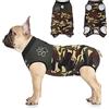 Jiupety Body Cane Post Operatorio Femmina Regolabile, Tuta per Prevenire La Leccata di Cani, Body Chirurgico Cane Femmina, Verde, M