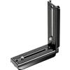 Qusinfc Piastra di montaggio verticale stabilizzatore fotocamera | Staffa a L in alluminio compatibile con Arca con installazione laterale per configurazioni di inquadratura orizzontale e
