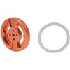 RiseNova Treppiede compatto 6cm magnetico alluminio (arancione) | Forte tenuta magnetica, fissaggio sicuro, nessuna clip ingombrante, ideale per trasmissioni in diretta e fotografia