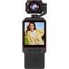 Plyisty Videocamera Mano 2K HD, WiFi, Montaggio Indossabile (BLACK) | Action Camera con Obiettivo Rotante a 270 Gradi, Zoom Digitale 16X, Schermo da 2 Pollici, Foto da 3MP, Supporto Fino a 64GB
