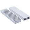 CADSEFAC Dissipatore di calore in alluminio speciale per raffreddamento Dimensioni 100 x 30 x 15 mm, 2 pezzi