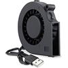 GDSTIME 75mm USB Ventola di Raffreddamento 75mm x 15mm Ventilatore 5V DC Brushless Ventola di Raffreddamento