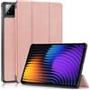 TOPCASE Custodia per Xiaomi Pad 7/Pad 7 Pro 11.2 Pollici 2024, Ultra Sottile Custodia con Supporto Funzione e Auto-Sonno/Stela,Oro Rosa