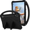YKWXSC Custodia Bambini per Samsung Galaxy Tab S10+/S9 FE+/S7 FE/Galaxy S9 Plus S8+ S7 Plus 12,4 Pollici, Leggera in EVA Protezione Cover per Antiurto con Supporto e Tracolla, Nero