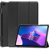 Dlahaby Custodia compatibile con Lenovo Tab M10 3rd Gen TB328 10.1 pollici 2022, flip cover con funzione leggio per Lenovo Tab M10 (3a generazione) tablet da 10,1, A-nero