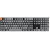 Keychron K5 Max Tastiera Gaming Wireless Ultra Sottile Layout Italiano ISO | Programmabile con QMK/Launcher, Bluetooth 5.1/2,4 GHz/USB-C, RGB, Switch Rosso, Copritasti in PBT, per Mac, Windows e Linux