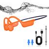 esonstyle Cuffie da nuoto a conduzione ossea, impermeabili IP68, 8 GB, MP3 | Bluetooth 6.2 stabile, 8 GB per +2000 canzoni offline, senza telefono. Cuffie aperte sicure per sport subacquei