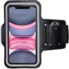 CoverKingz Porta cellulare da corsa per Apple iPhone 11 (6,1 Zoll) - Porta telefono corsa con tasca portach iPhone 11 - Portacellulare per correre Fascia braccio smartphone Nera