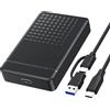 NGFF MSATA SSD 50Pin a USB 3.1 Tipo-C USB3.0 Type-A Adattatore Esterno Scheda Enclosure Disco con Custodia 5Gbps