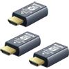 FUERAN Adattatore HDMI Dummy Plug 4K HDR, emulatore per display virtuale, adattatore HDMI Headless 4K@60Hz, 1440P@120/144Hz, 1080P@120/144/240Hz (2.1-4K/120Hz-3P)