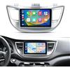 VIBEX | Autoradio Android 9 Doppio Din per Hyundai Tucson 2015-2018, Quad Core + 64GB, Wireless CarPlay e Android Auto, GPS, Bluetooth, FM, AUX, Comandi al Volante, Telecamera Retromarcia