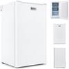 StandHeiz Congelatore 80L Libera Installazione e Sottotop, Mini Freezer Verticale con 3 Scomparti, -20°C, Compressore Silenzioso <43dB, Congelatore Bianco Piccolo per Casa, Ufficio, Campeggio e Bar
