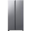 Samsung Frigorifero Side by Side Samsung Air Space AI RS62DG5003S9/EF, Wifi, All Around Cooling, SpaceMax, Ice Maker, 655 L, LxAxP: 91,2 x 178 x 71,6 cm, Metal Inox