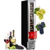 KLARSTEIN Cantinetta Vino Design da Incasso, Refrigerata a Zona Singola per Vino Rosso, Bianco e Birra, Controlli Touch, Frigo per Esterno/Interno, 20L, 7 Bottiglie
