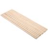 Raguso 10 pezzi bastoncini di legno lunghi borchie in legno bastoncini in legno naturale aste strumento in legno per fai da te arti craft(6MM*30CM)