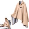 Generic Scialli Riscaldati For Donna Coperta Riscaldata USB Scialle Portatile (A) | 3 Livelli di Calore Regolabile e Riscaldamento Rapido, Cerniera for mantello riscaldata portatile USB, per Ufficio, Casa
