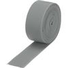 QUARKZMAN Fasce Elastiche per Cucito 4cm 5 Iarde/15 Piedi Grigio Chiaro Bobina Elastica ad Alta Elasticità per Parrucche, Cintura, Pantaloni