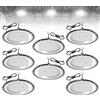 wowspeed 300W Faretti a Soffitto a LED per Interni 8PCS, 30000LM UFO LED High Bay Light 6500K Lampada da Officina Industriale, IP65 Impermeabile Plafoniera per Garage, Officina, Fabbrica, Magazzino