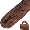 LEREATI Cordino per Borse Uncinetto, Corda Macrame 3mm x 200m Filo Macrame in Poliestere Uncinenetto e Ferri per Abbigliamento, Borse, Tappeti, Fai da Te, Regalo per Maglieria (Caramello)