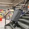 Il Gruppone Passione Casa Carrello Spesa Saliscale 6 Ruote Pieghevole con Borsa Impermeabile, Porta Spesa per Scale Supermercato e Casa - Grigio