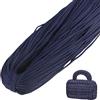 LEREATI Cordino per Borse Uncinetto, Corda Macrame 3mm x 200m Filo Macrame in Poliestere Uncinenetto e Ferri per Abbigliamento, Borse, Tappeti, Fai da Te, Regalo per Maglieria (Blu Scuro)