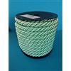 PIZZITALIANI LACES & RIBBONS SINCE 1953 PIZZITALIANI Passamaneria decorativa - Cordone Intrecciato 10mm x 10m, VERDE GEMMA - Corda Decorativa flessibile, Cordoncino per decorazioni e Artigianato, Made in Italy
