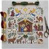 Generico Kit punto croce Natività, Kit ricamo scena della Natività per adulti (#A) | Progetto fai-da-te a punto croce a tema religioso con Sacra Famiglia, Gesù Bambino, Maria e Giuseppe; regalo o decorazione