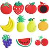 GEFIRE 10 Pezzi Calamite Frigorifero 3D Fruit Calamite Bambini Sicuro Magenti Bambini Adatto Per La Decorazione Di Lavagne Magnetiche In Asili Case E Aule
