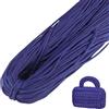 LEREATI Cordino per Borse Uncinetto, Corda Macrame 3mm x 200m Filo Macrame in Poliestere Uncinenetto e Ferri per Abbigliamento, Borse, Tappeti, Fai da Te, Regalo per Maglieria (Blu Reale)