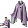 Generic Scialli Riscaldati For Donna Coperta Riscaldata USB Scialle Portatile (F) | 3 Livelli di Calore Regolabile e Riscaldamento Rapido, Cerniera for mantello riscaldata portatile USB, per Ufficio, Casa