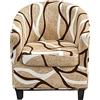 AQIGR Copripoltrona 1 Posto Elasticizato Copripoltrona Chesterfield Antiscivolo Stampata Copri Poltroncina Universale Rimovibile Lavabile Fodera per Sedia da Club (Color : #12)