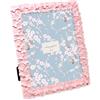 Laura Ashley Cornice portafoto in resina realizzata a mano, con cavalletto e gancio, 8 x 10 cm, con motivo floreale decorativo, decorazione per la casa, galleria fotografica, arte e altro (8 x 10, rosa)