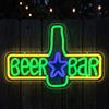 BEISKAFNVSZ BEER BAR Insegna al Neon per Birra a LED Personalizzata da Parete Stile Retrò Con Luce USB per Bar Pub Club Discoteca Casa Hotel Caffetteria Pub Decorazioni per la Casa