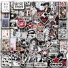 ETHEL Confezione da 100 adesivi in vinile Aesthetic Downtown Girls - Y2K Waterproof Decals for Water Bottle, Laptop, Skateboard - Trendy Stickers for Teens & Adults (adesivi Downtown Girl)
