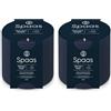 Spaas - Candela profumata Glow a 3 stoppini, 35 ore - Midnight Magic (Confezione da 2)
