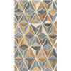 Pierre Tappeti Passatoia CUBOTTI anti-macchia anti-scivolo lavabile in lavatrice cm.52x300 tappeto cucina bagno ingresso multiuso, disegno geometrico cubi