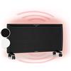 Klarstein Stufa Elettrica Basso Consumo, Stufa Elettrica 2000W, Termoconvettore Elettrico a Parete con Termostato, Termosifone Elettrico Basso Consumo, Calorifero Riscaldamento Elettrico Portatile