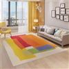 AAFUOO Dopamine Style Carpet 200x250cm Artistico Colorato Geometrico Soggiorno Decorazione Tappeti, Cartone Animato Semplice Moderno Lavabile Antiscivolo Retro Camera da Letto Tappeto, per Bambini