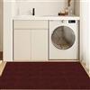 LIWEIREN Zerbino Ingresso 50 x 90 cm Resistente Sporco, Antiscivolo e Essorbente Zerbino Lavabile in Lavatrice per Casa O Ufficio, Rosso