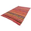 Generic MAM Treasures - Tappeto di straccio Chindi, decorazione per la casa, stile bohémien, decorazione per pavimenti, in cotone colorato, per soggiorno e bagno (arancione, 9 x 1,5 m)